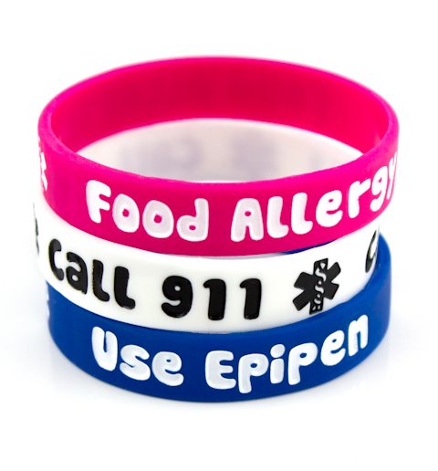 Silicone Allergy Alert Band