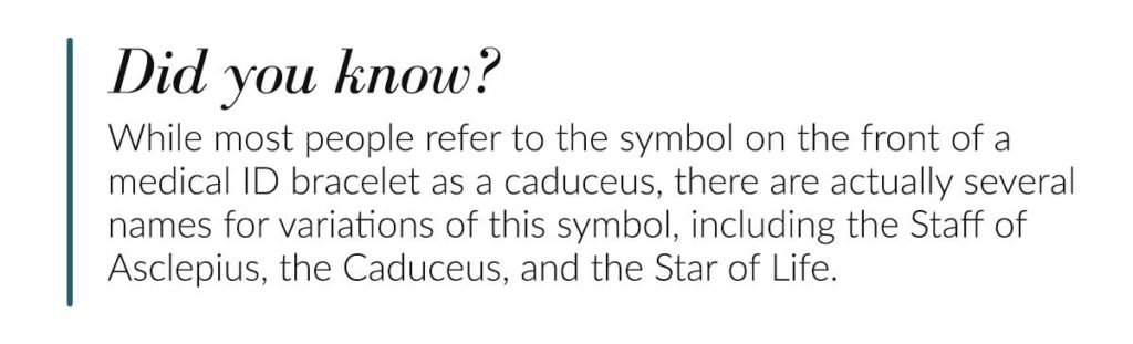 Did you know? The caduceus symbol has many names including staff of asclepius and staff of life.